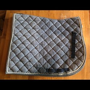 Suede Dovetail Dressage Saddle Pad